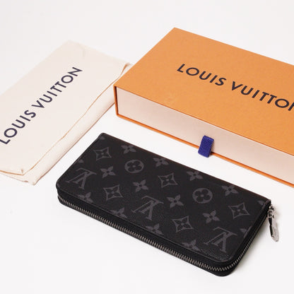 LOUIS VUITTON Monogram Eclipse Zippy 長夾