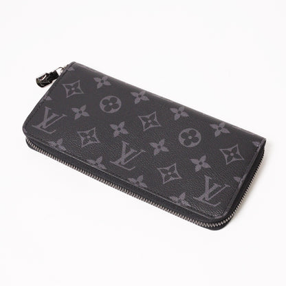 LOUIS VUITTON Monogram Eclipse Zippy 長夾