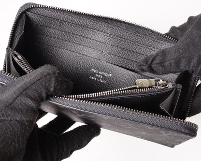 LOUIS VUITTON Monogram Eclipse Zippy 長夾