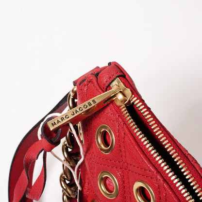 Marc Jacobs Quilted Eyelets Small Nomad Hobo 紅色手袋