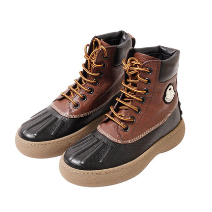 TOD'S X 8 Moncler Palm Angels聯名 咖啡色W.G.短靴 EUR35.5