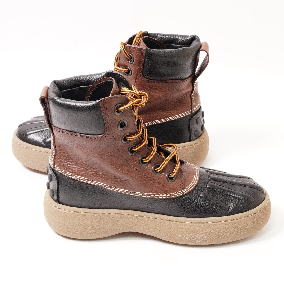 TOD'S X 8 Moncler Palm Angels聯名 咖啡色W.G.短靴 EUR35.5