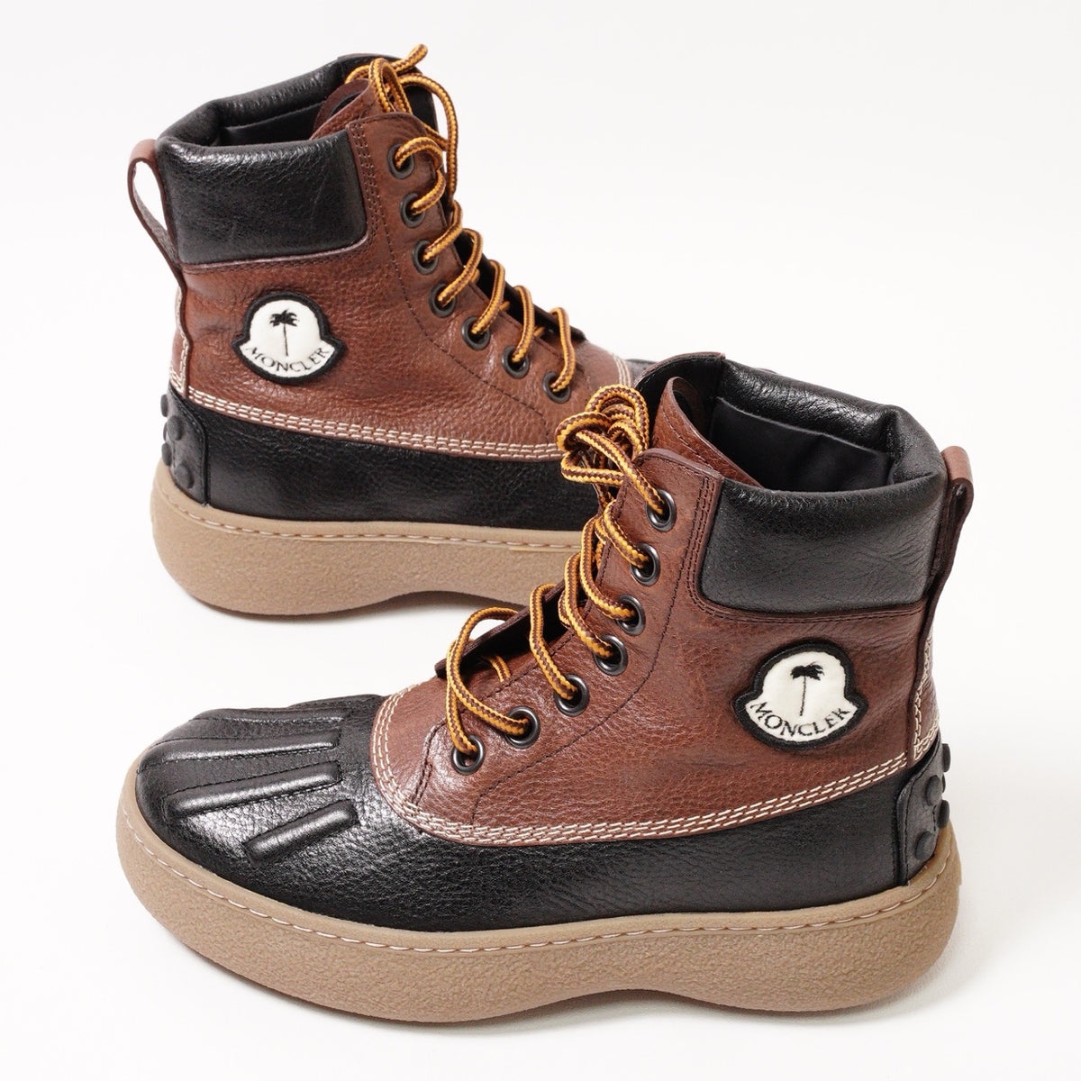 TOD'S X 8 Moncler Palm Angels聯名 咖啡色W.G.短靴 EUR35.5