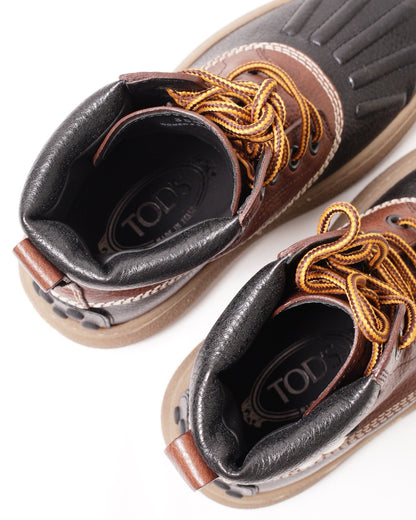 TOD'S X 8 Moncler Palm Angels聯名 咖啡色W.G.短靴 EUR35.5