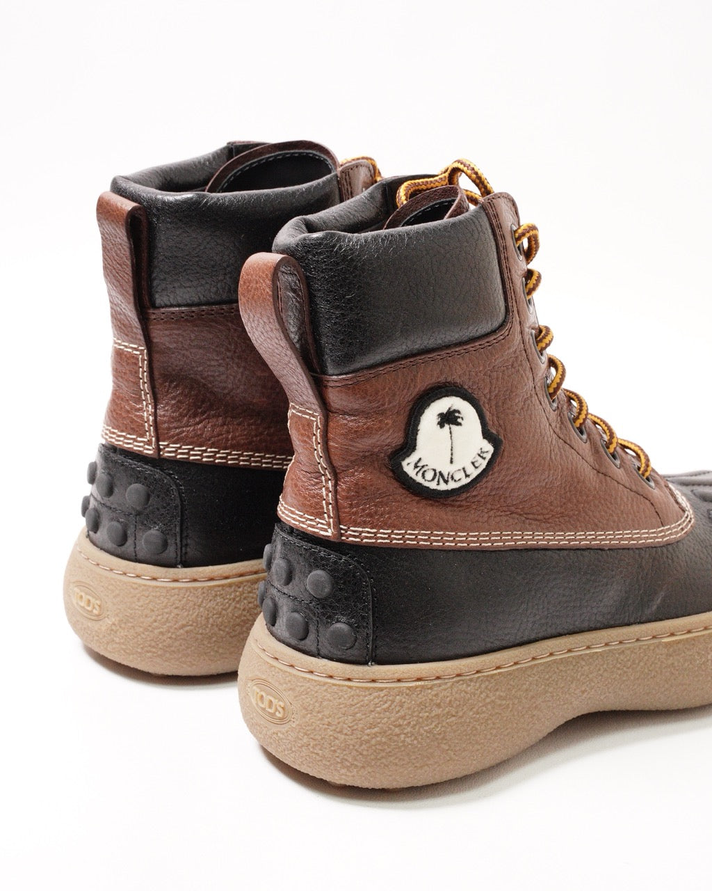 TOD'S X 8 Moncler Palm Angels聯名 咖啡色W.G.短靴 EUR35.5