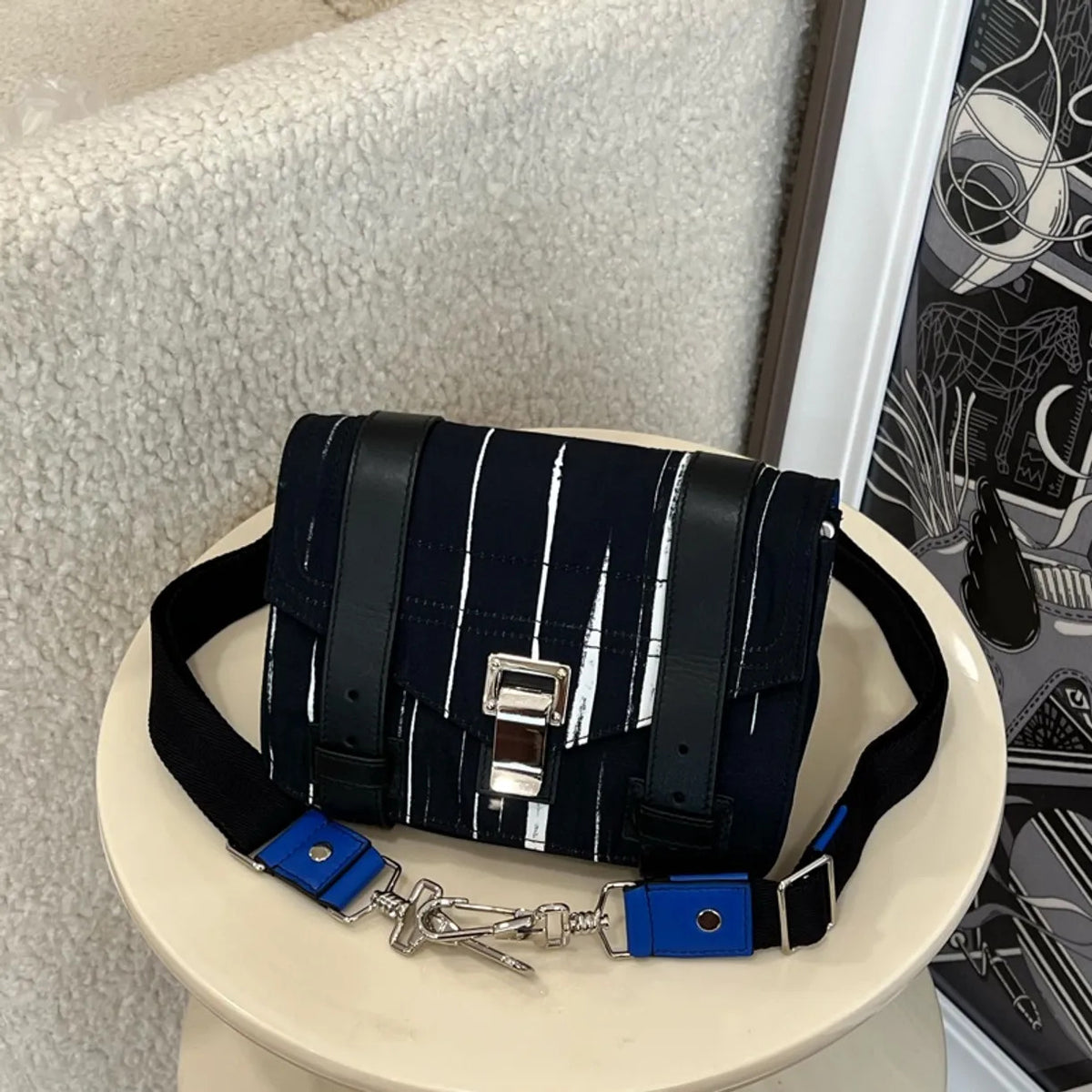 Proenza Schouler Mini Pouch 斜背包 丹寧藍
