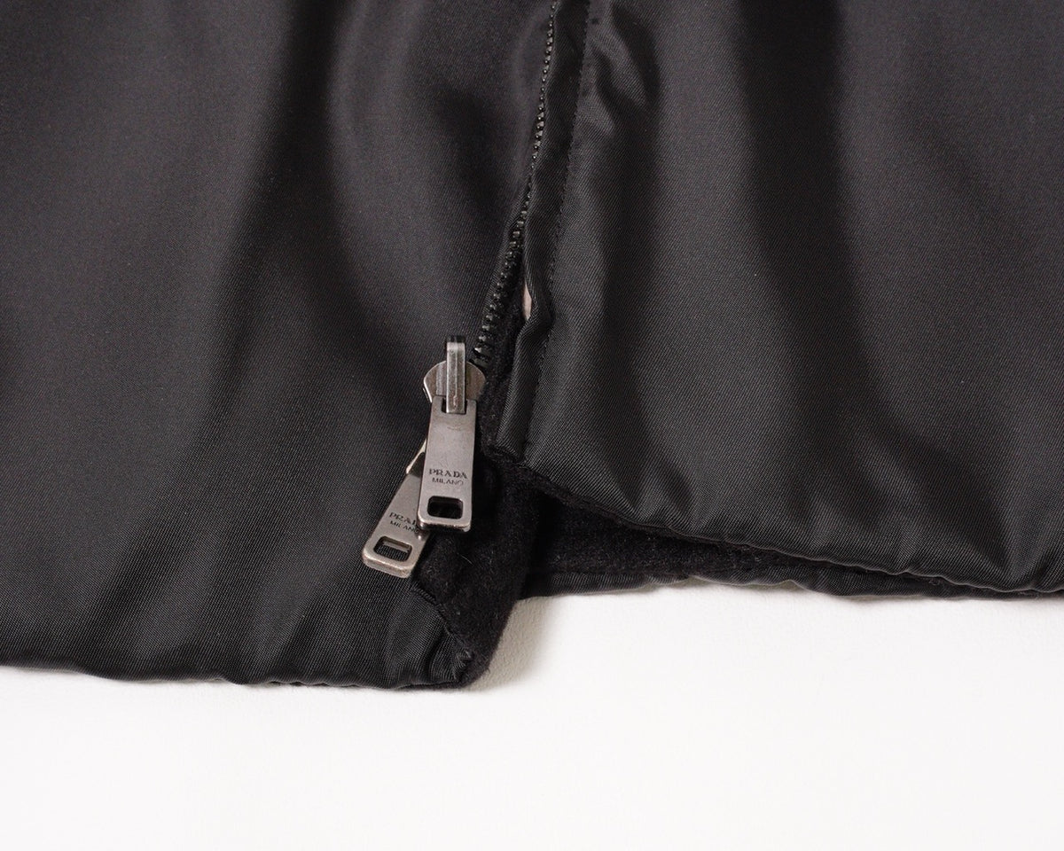 Prada Re-Nylon 尼龍連帽外套 黑色