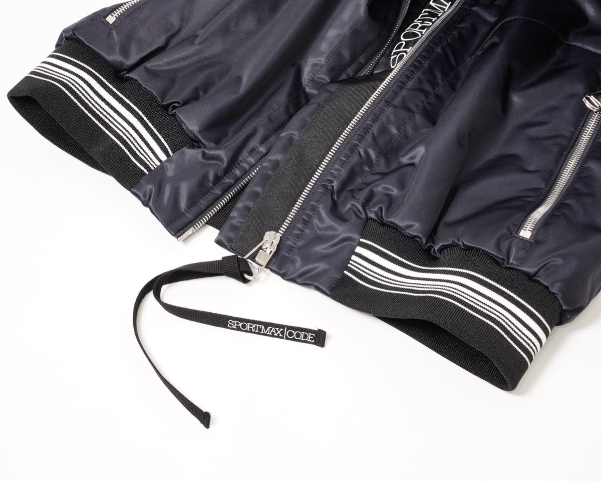 Sportmax Code 女款立領拉鍊飛行員夾克